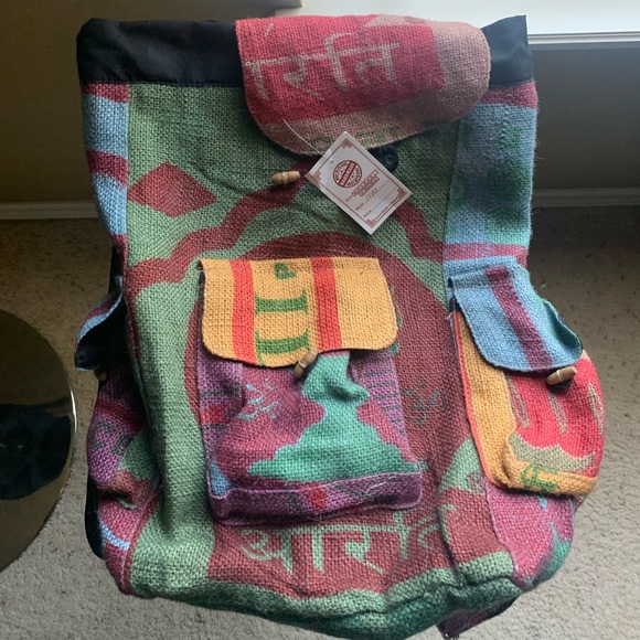 Boho Handmade Backpack - Picture 1 of 3
